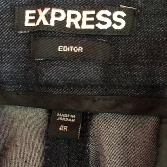 Express "editor" denim ankle pants - Picture 5 of 5